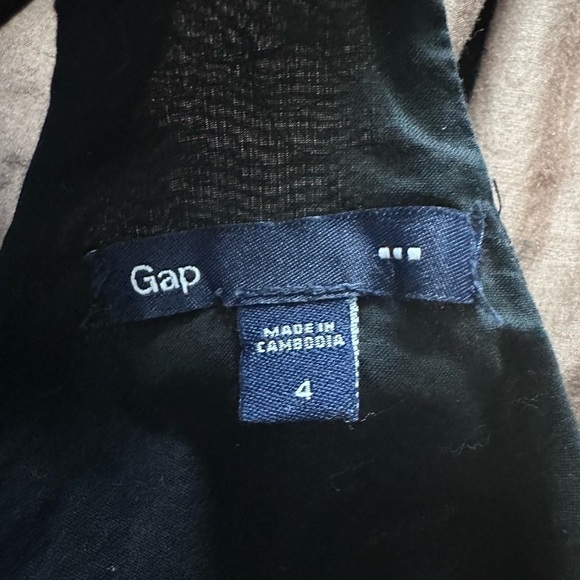 GAP Elegant Black and Brown silk and cotton Dress size 4 - Picture 3 of 4